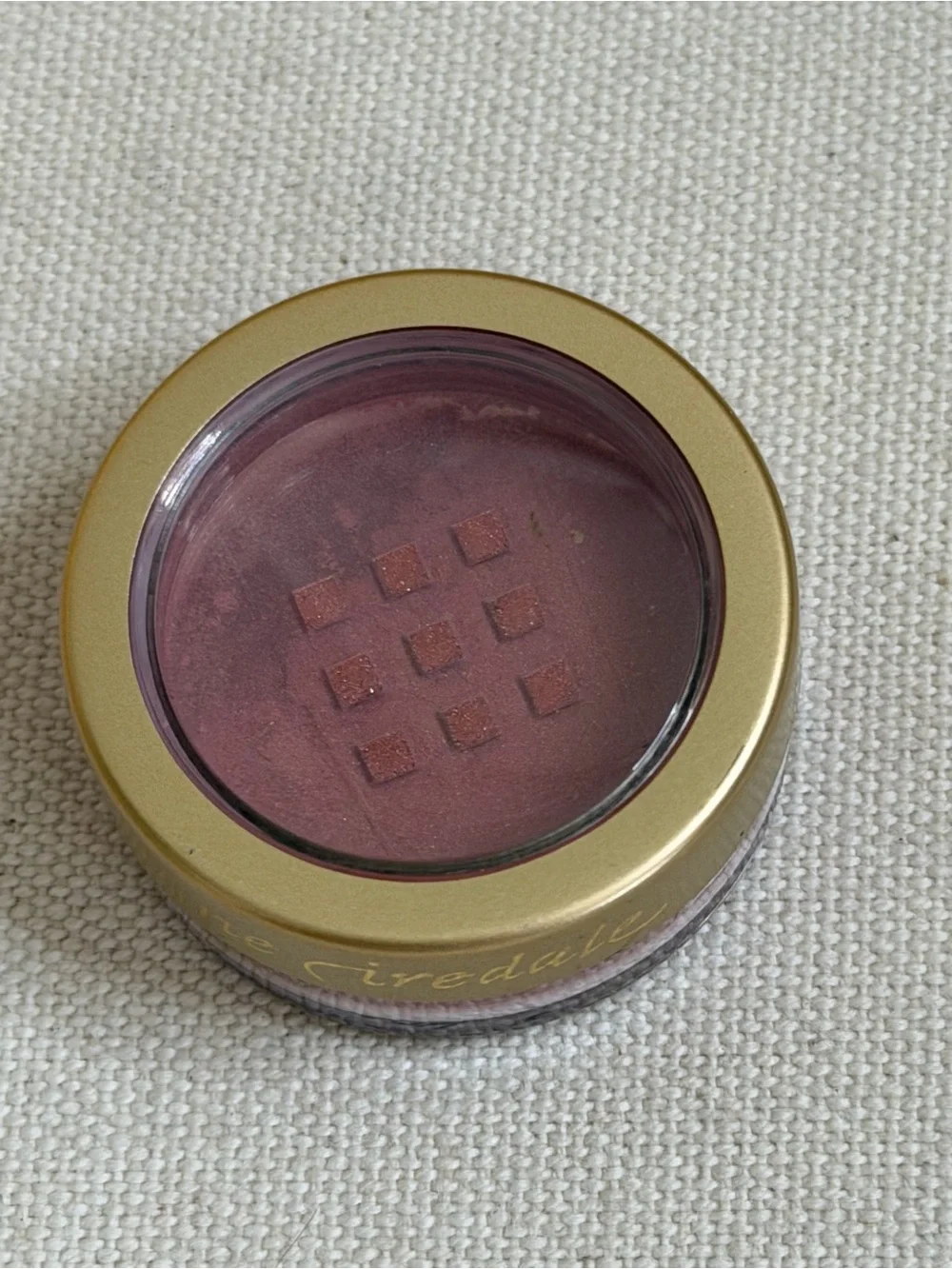 New Rare Jane Iredale 24-Karat Gold Dust Loose Shimmer Powder Color Rose Gold